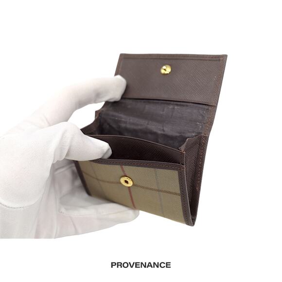 🔴 Burberry Horizontal Gusset Snap Coin Wallet - Nova Check - Picture 6 of 6